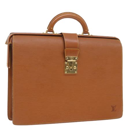 fermoir louis vuitton|LOUIS VUITTON Serviette Fermoir Epi Leather Business Bag .